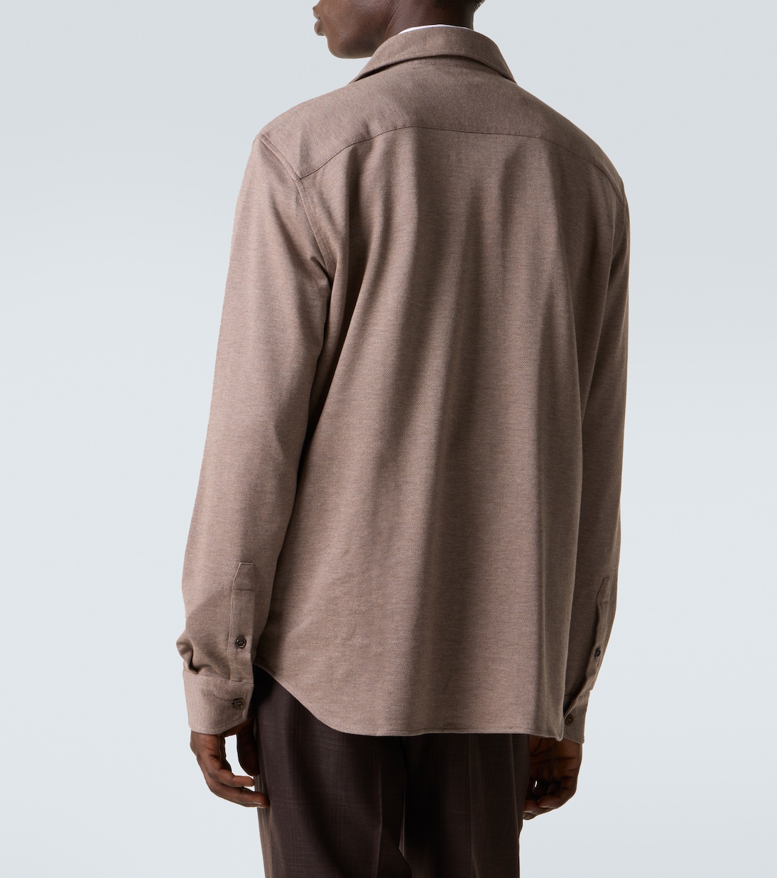 Cotton piqué shirt | Brioni