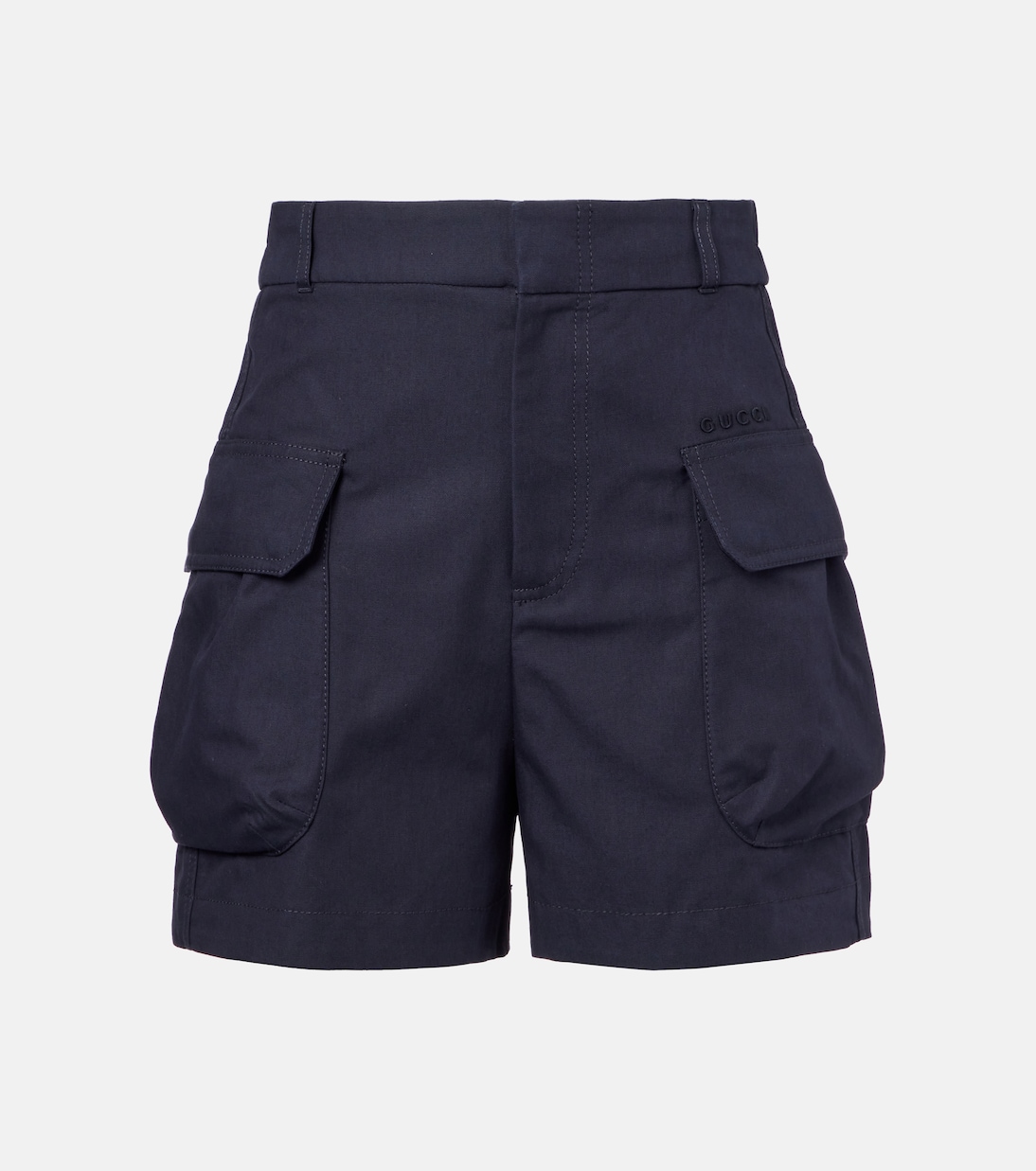  Shorts cargo in canvas di cotone | Gucci