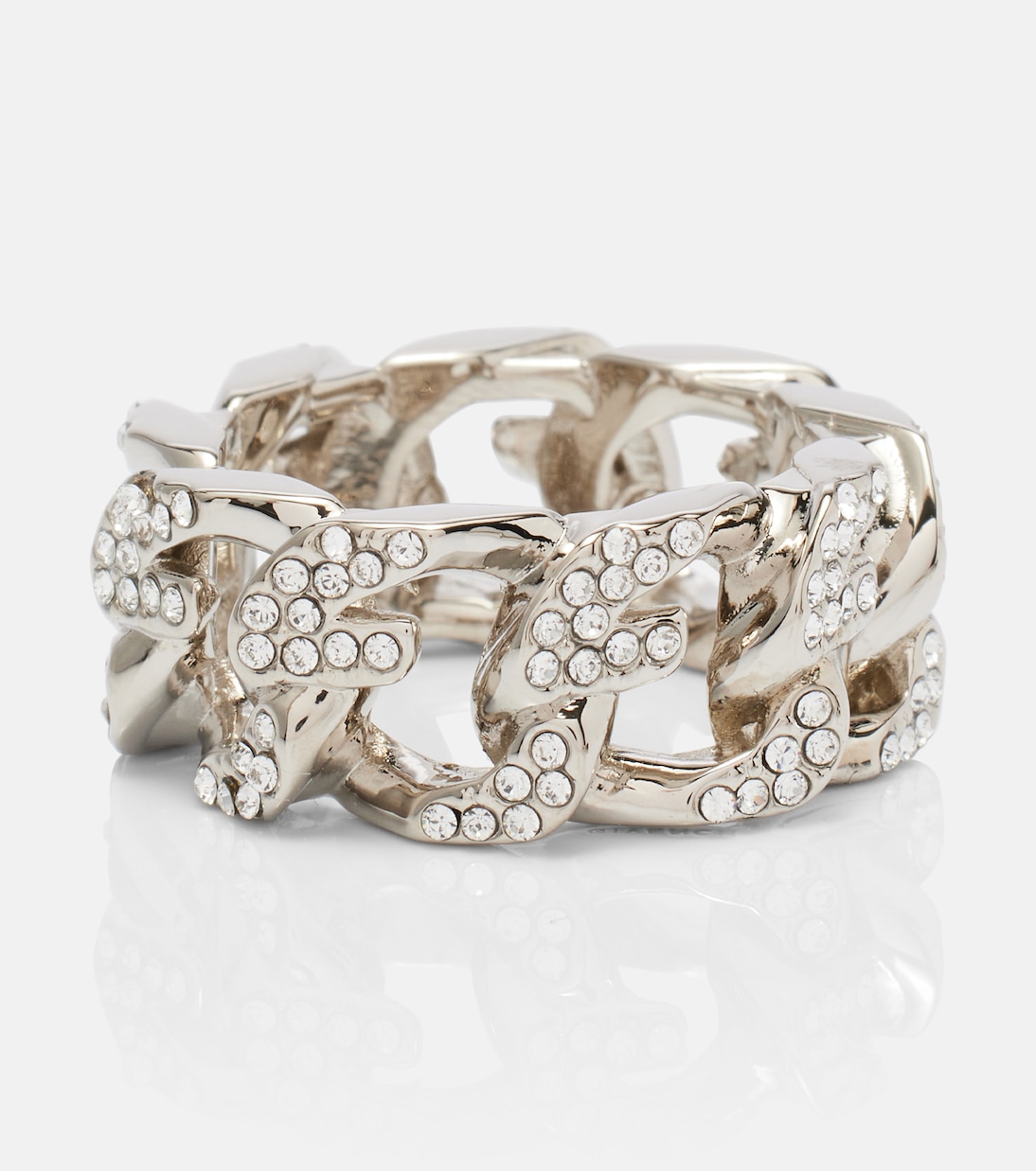 Anello G Chain con cristalli Swarovski® | Givenchy