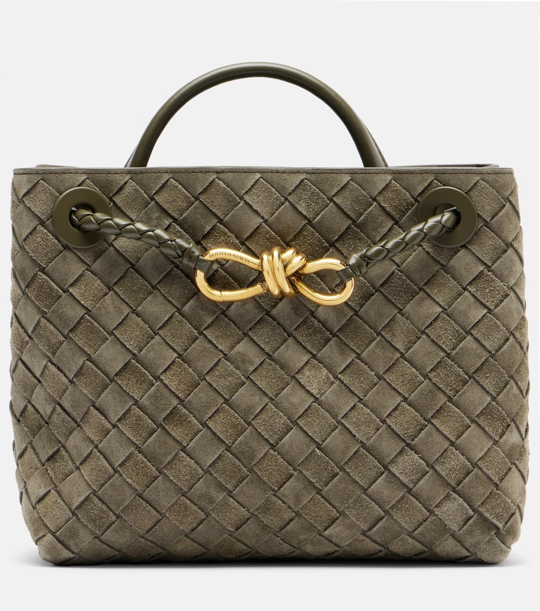 Tote Andiamo Small aus Veloursleder | Bottega Veneta