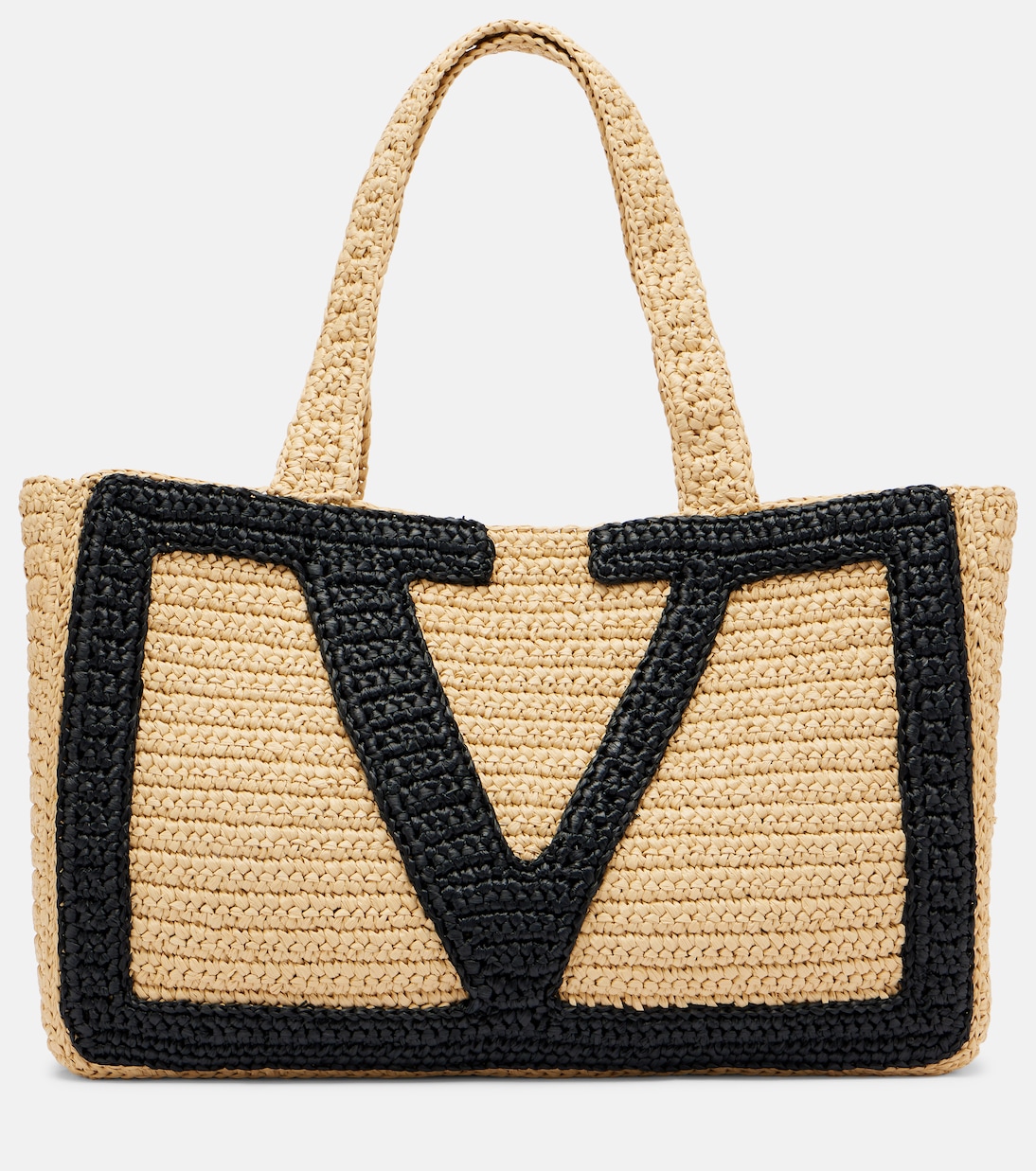 Borsa Viva Superstar Large in crochet | Valentino Garavani