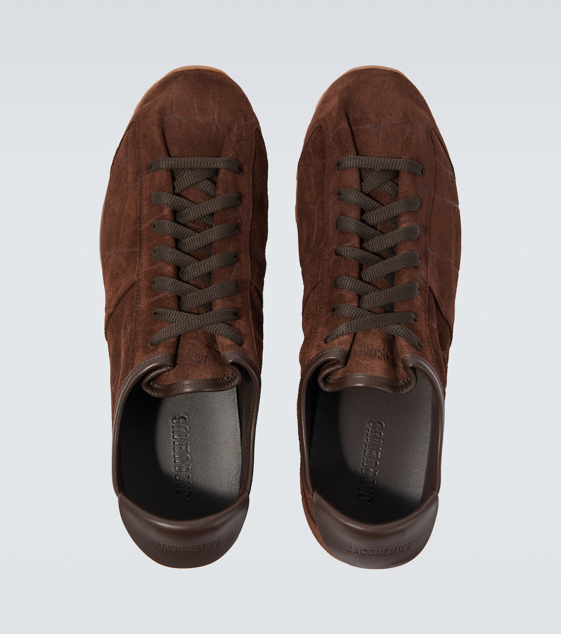Tennis croc-effect suede sneakers | Jacquemus