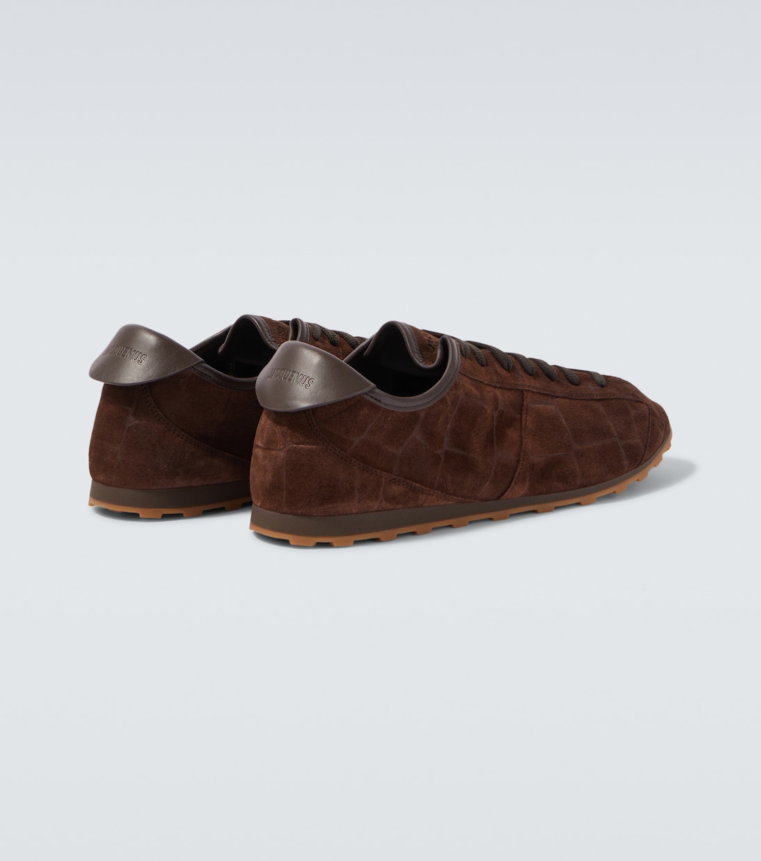 Tennis croc-effect suede sneakers | Jacquemus