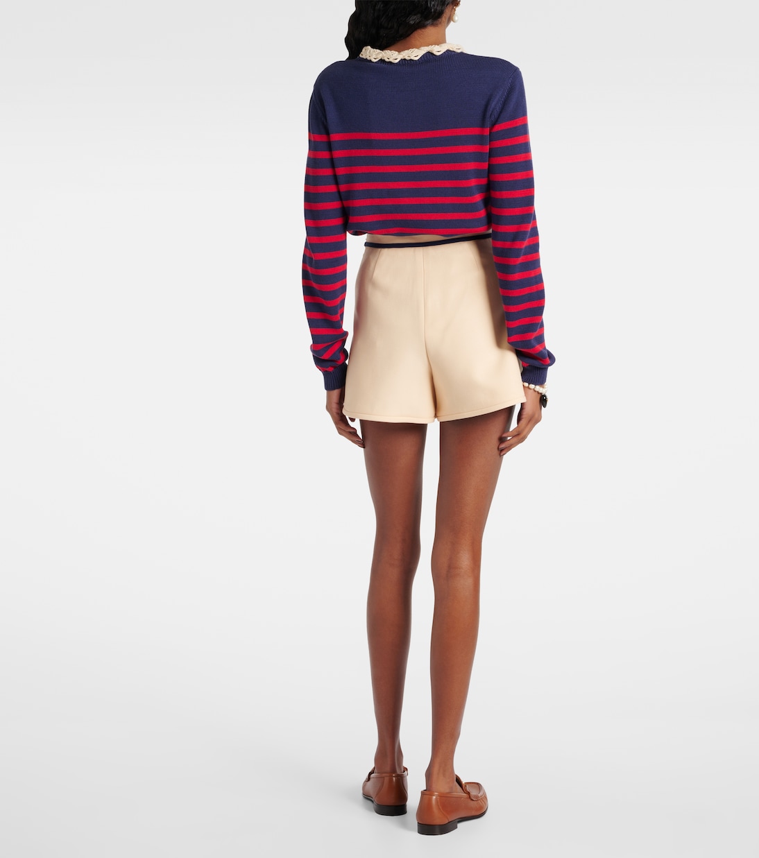 Shorts de Crepe Couture | Valentino