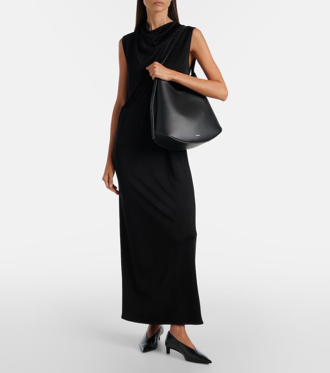 Schultertasche Eldorado Medium aus Leder | Jil Sander
