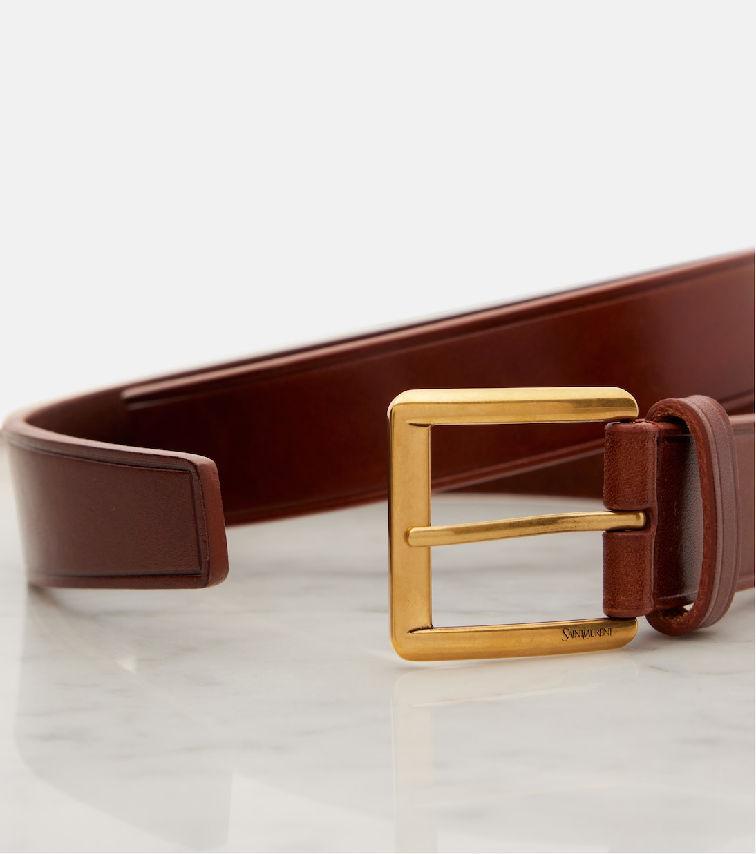 Leather belt | Saint Laurent