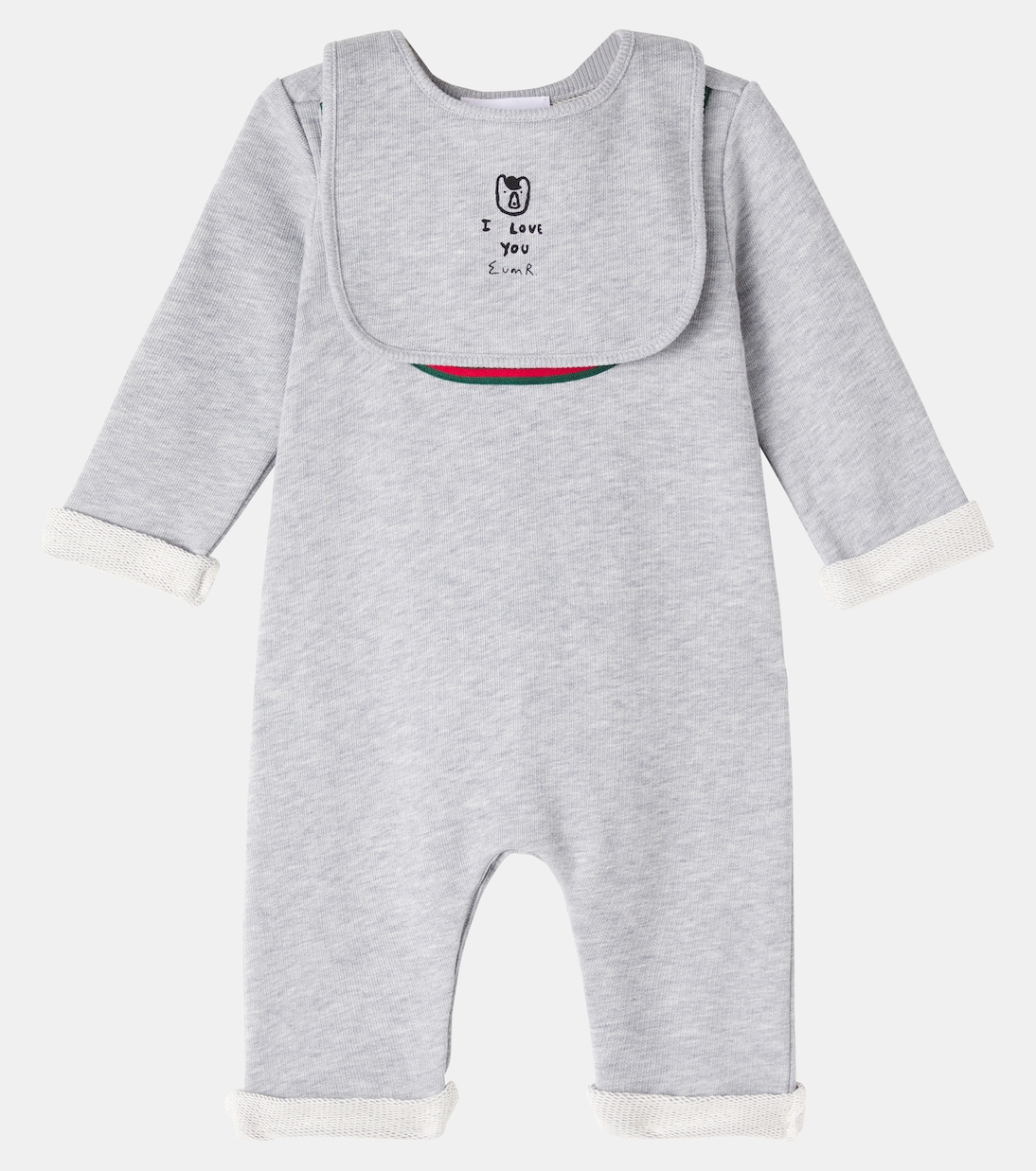 x Euan Roberts - Baby - Tutina e bavaglino | Gucci Kids