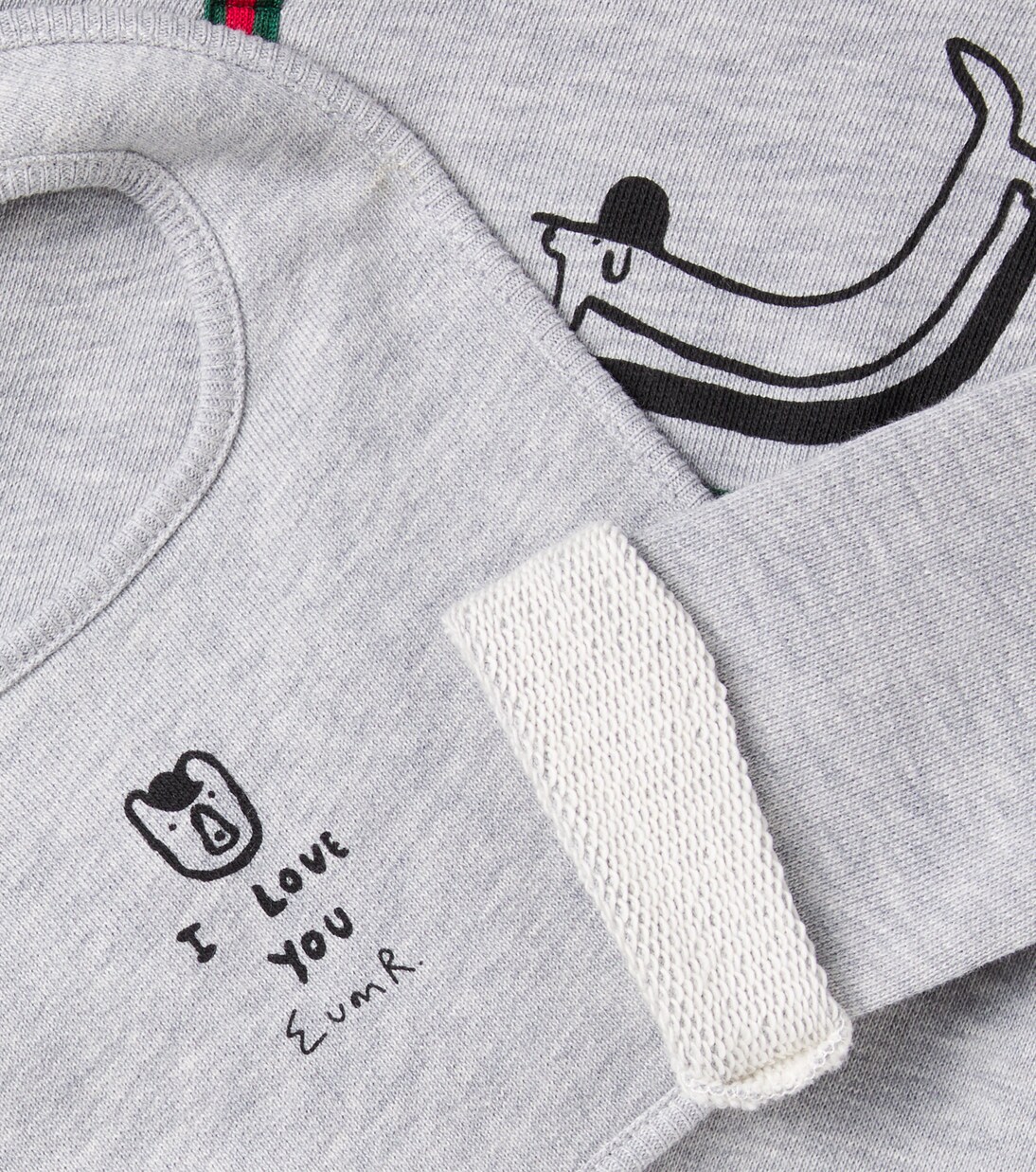 x Euan Roberts - Baby - Tutina e bavaglino | Gucci Kids