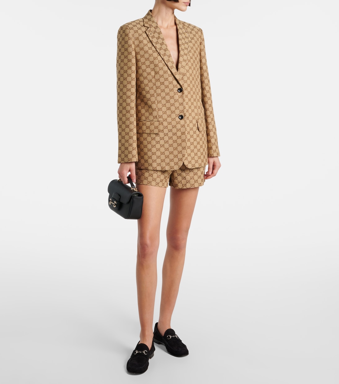 Shorts in misto canvas GG | Gucci