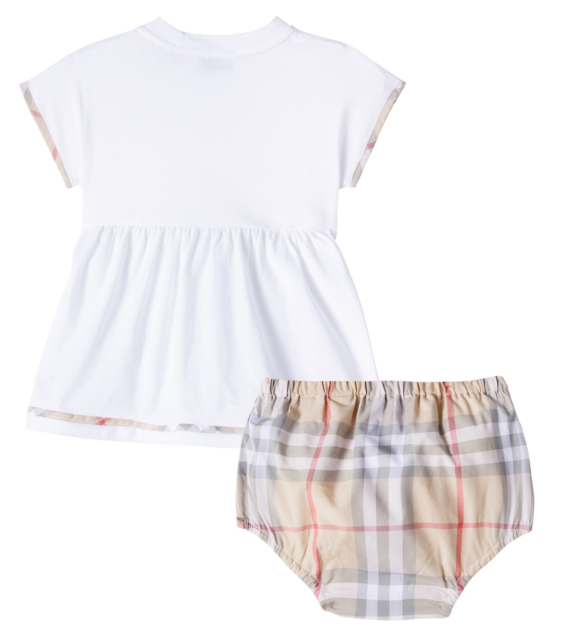 Baby Set aus Kleid und Höschen aus Baumwolle | Burberry Kids