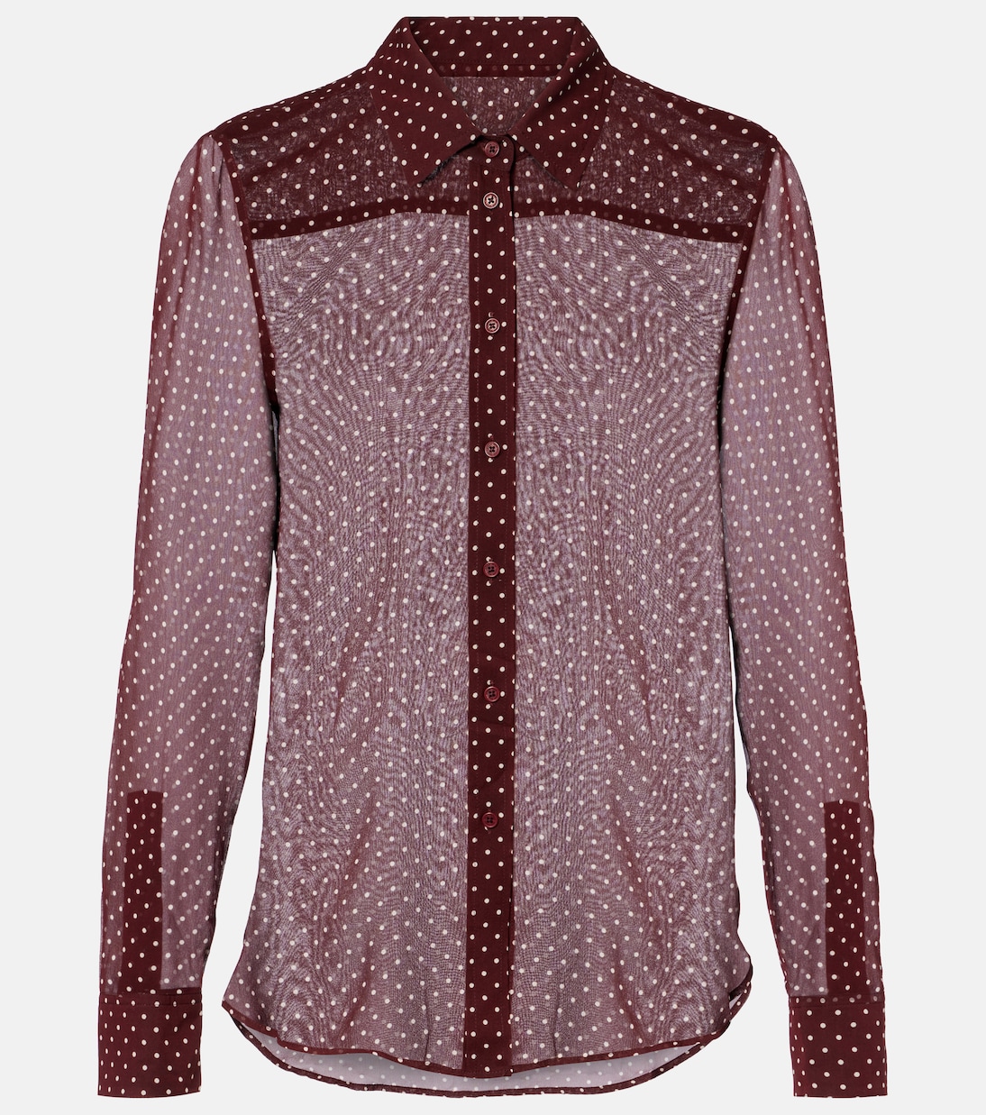 Chemise Gaia en soie à pois | Nili Lotan