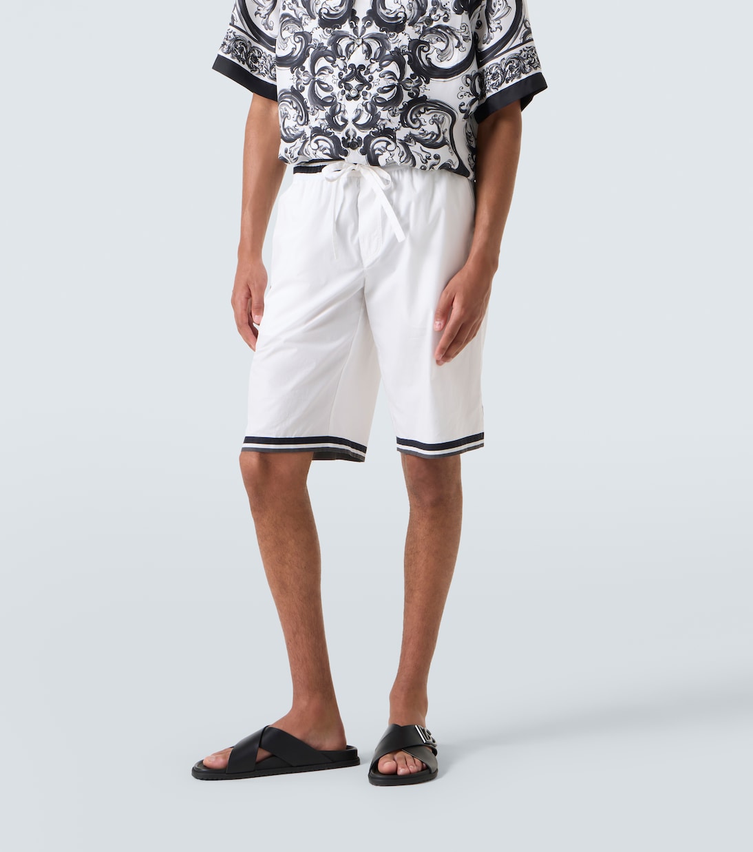 Shorts Majolica aus Baumwolle | Dolce&Gabbana