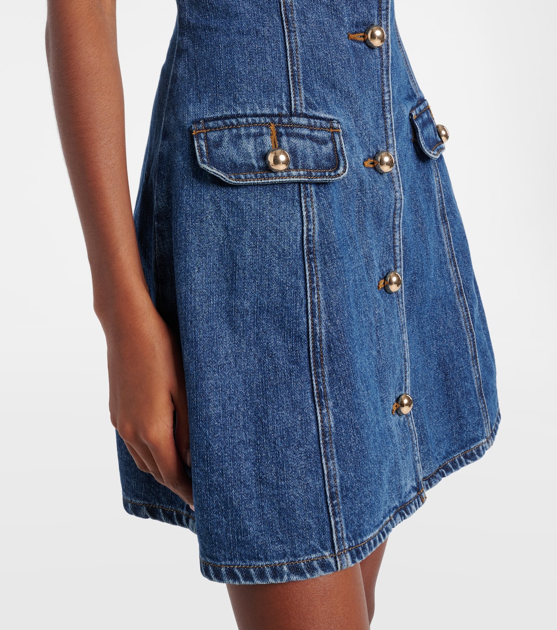Denim shirt dress | Self-Portrait