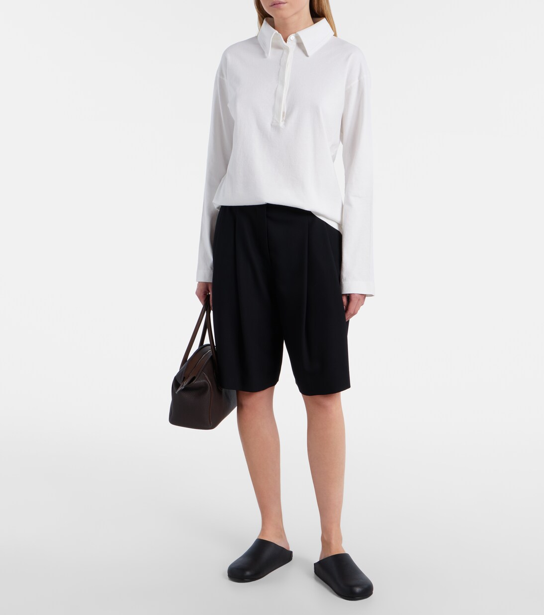 Ewa leather tote bag | The Row
