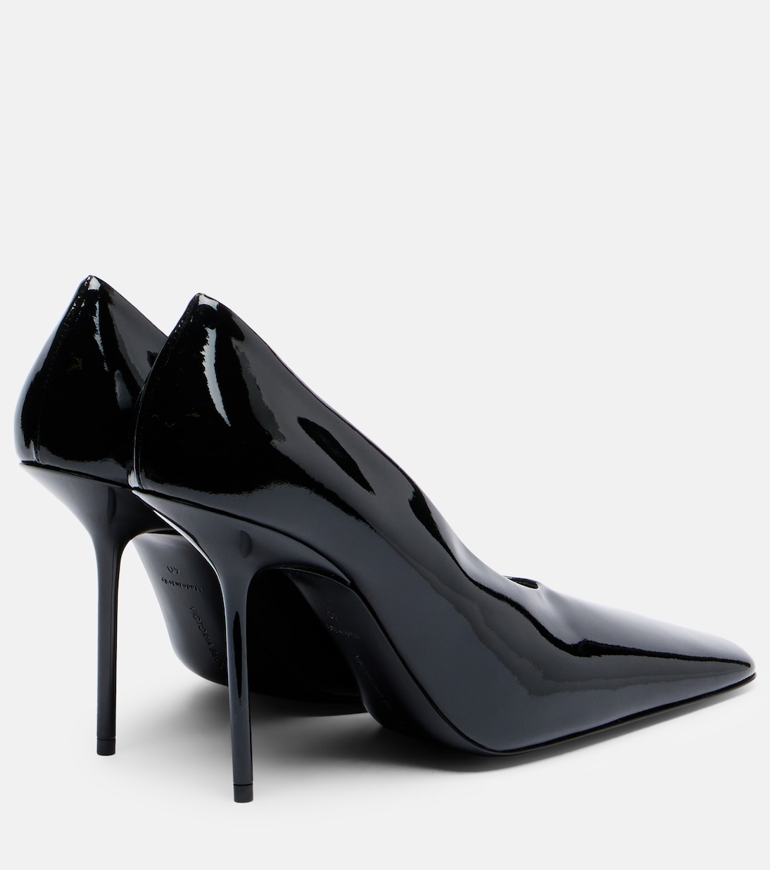 Escarpins 100 en cuir verni | Victoria Beckham