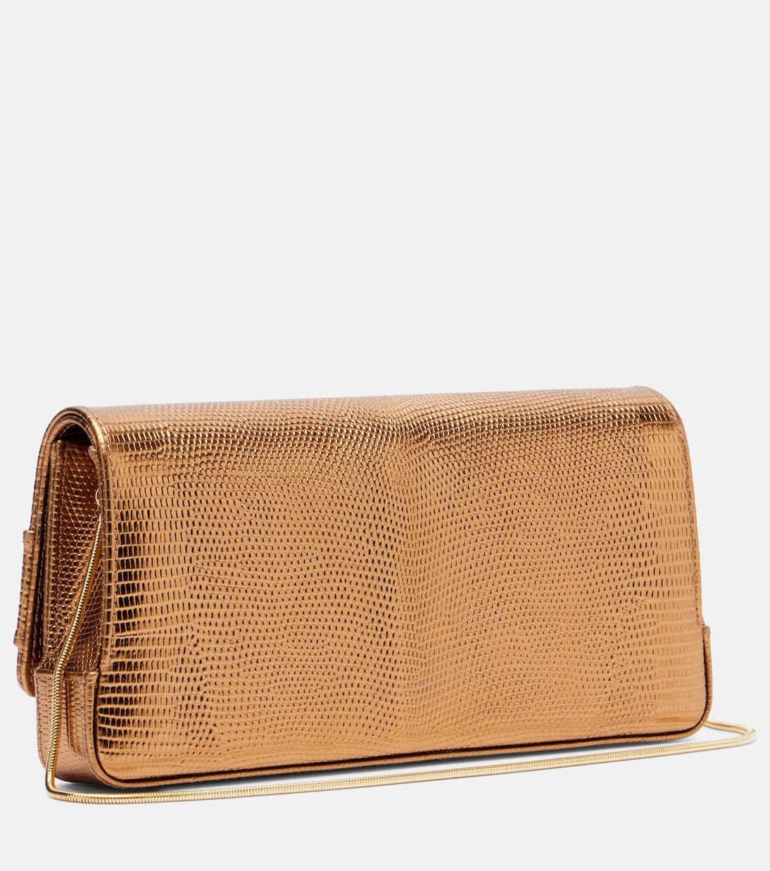 Maygot metallic leather clutch | Manolo Blahnik