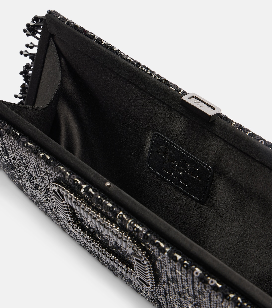Pilgrim Mini sequined clutch | Roger Vivier