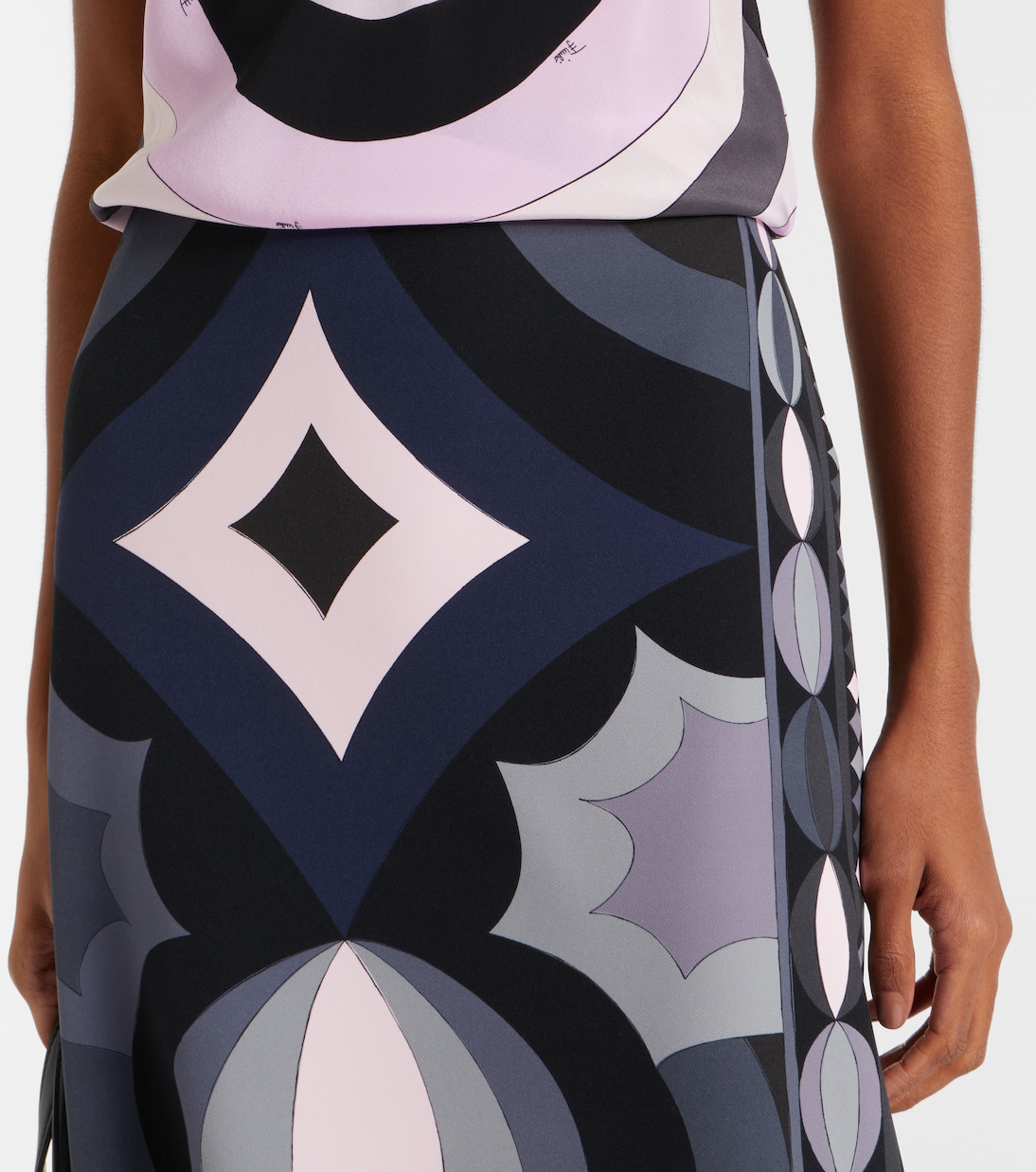 Falda larga Collane de seda | Pucci