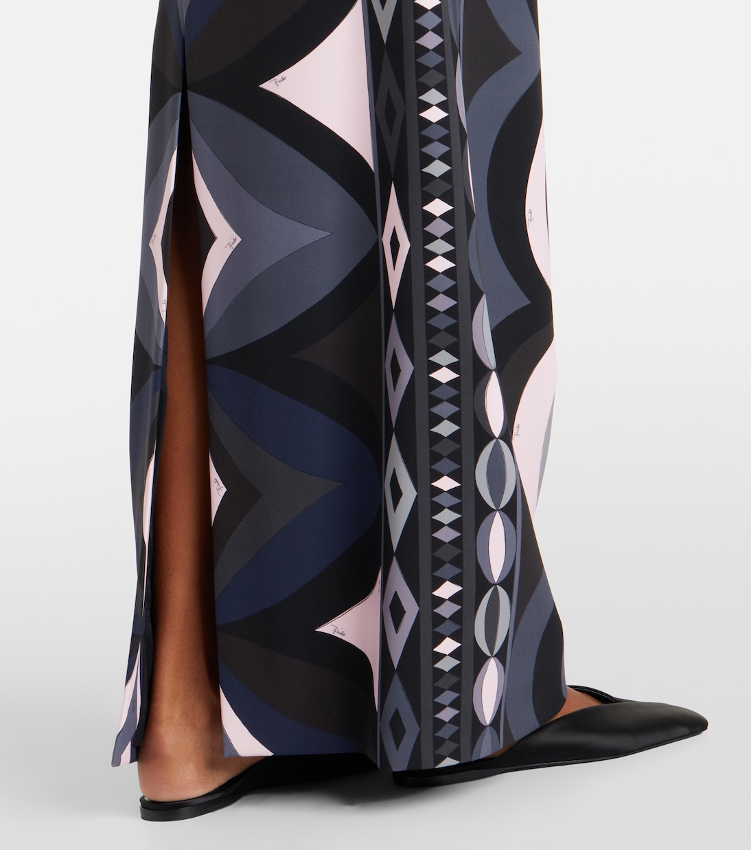 Falda larga Collane de seda | Pucci