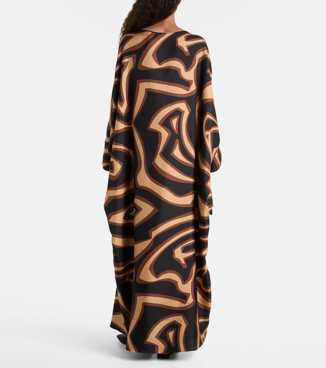 قفطان من ساتان الحرير Labirinto | Pucci