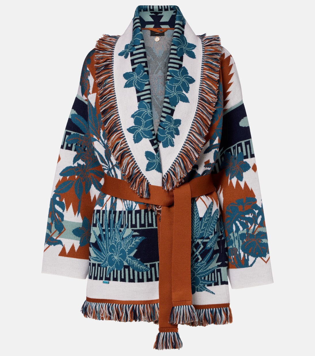 Cárdigan Island Soul de lana en jacquard | Alanui