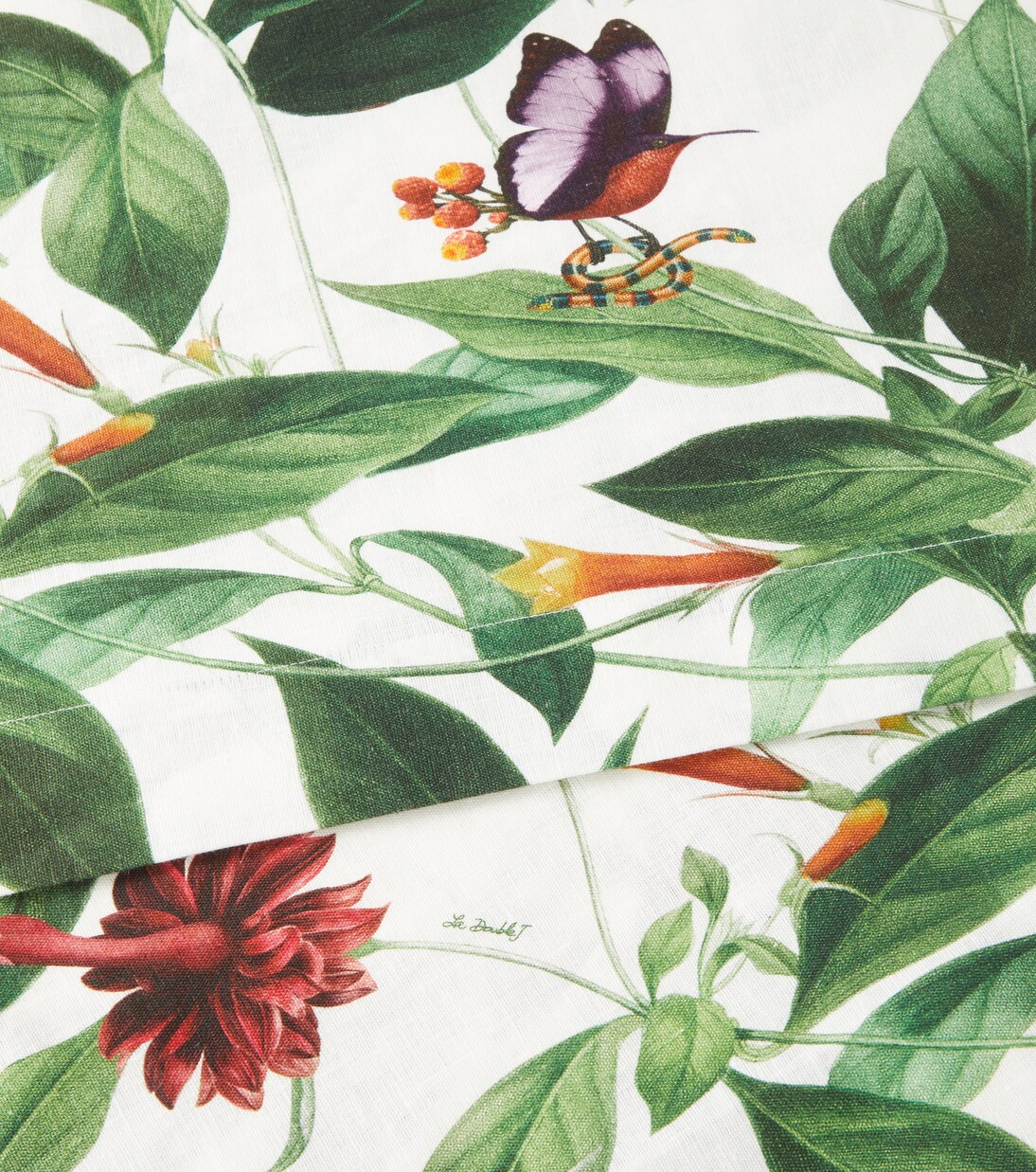 Bosco Blooms Large canvas tablecloth | La DoubleJ