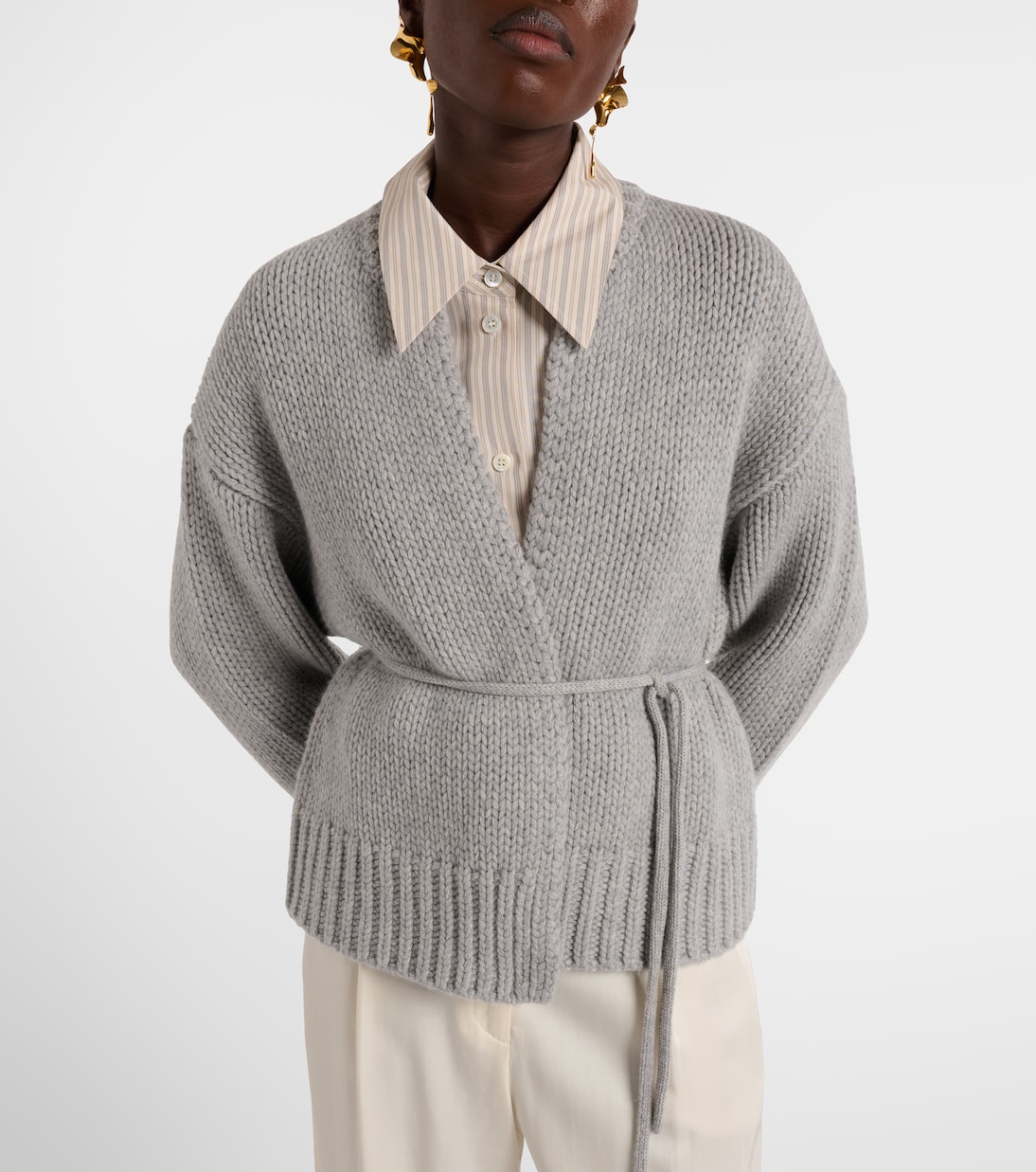 Ginza cashmere wrap cardigan | Extreme Cashmere