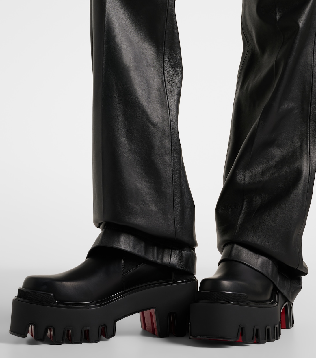 Marchacroche leather Chelsea boots | Christian Louboutin