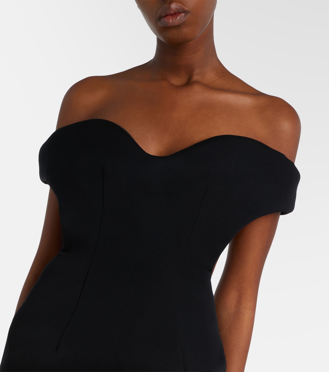 Robe de cocktail en laine mélangée | Mugler