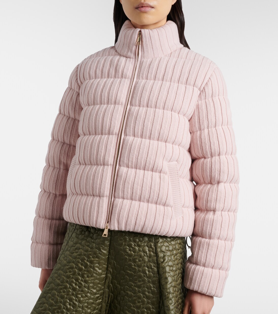 Daunenjacke aus Wolle und Kaschmir | Moncler