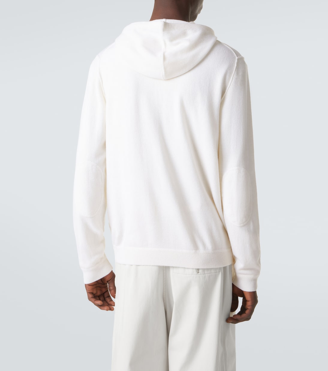 Zip-up wool and cashmere hoodie | Allude