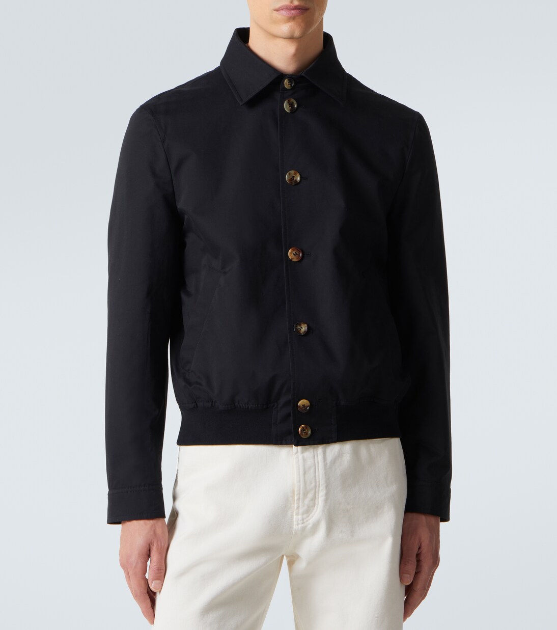 Veste blouson en coton mélangé | Brunello Cucinelli