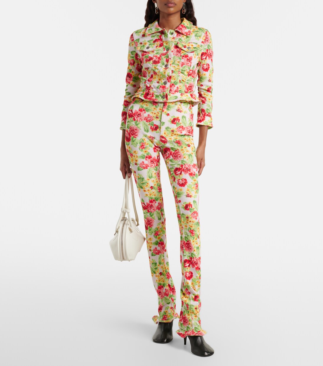 Ojalva floral denim jacket | Acne Studios