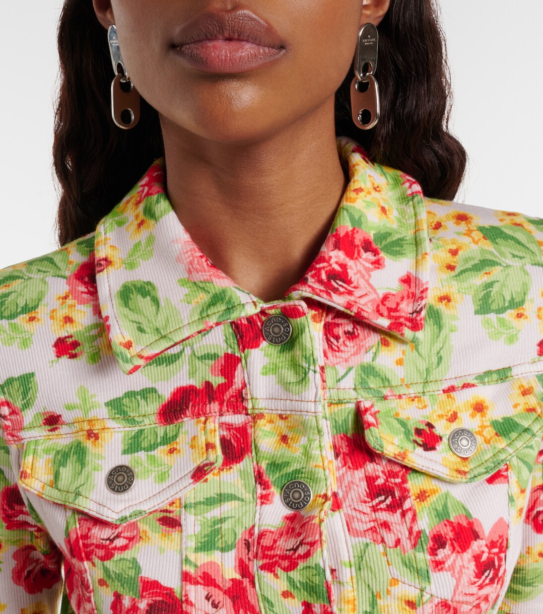 Ojalva floral denim jacket | Acne Studios