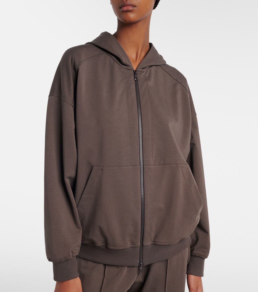 Kapuzenjacke Monili aus Baumwolle | Brunello Cucinelli