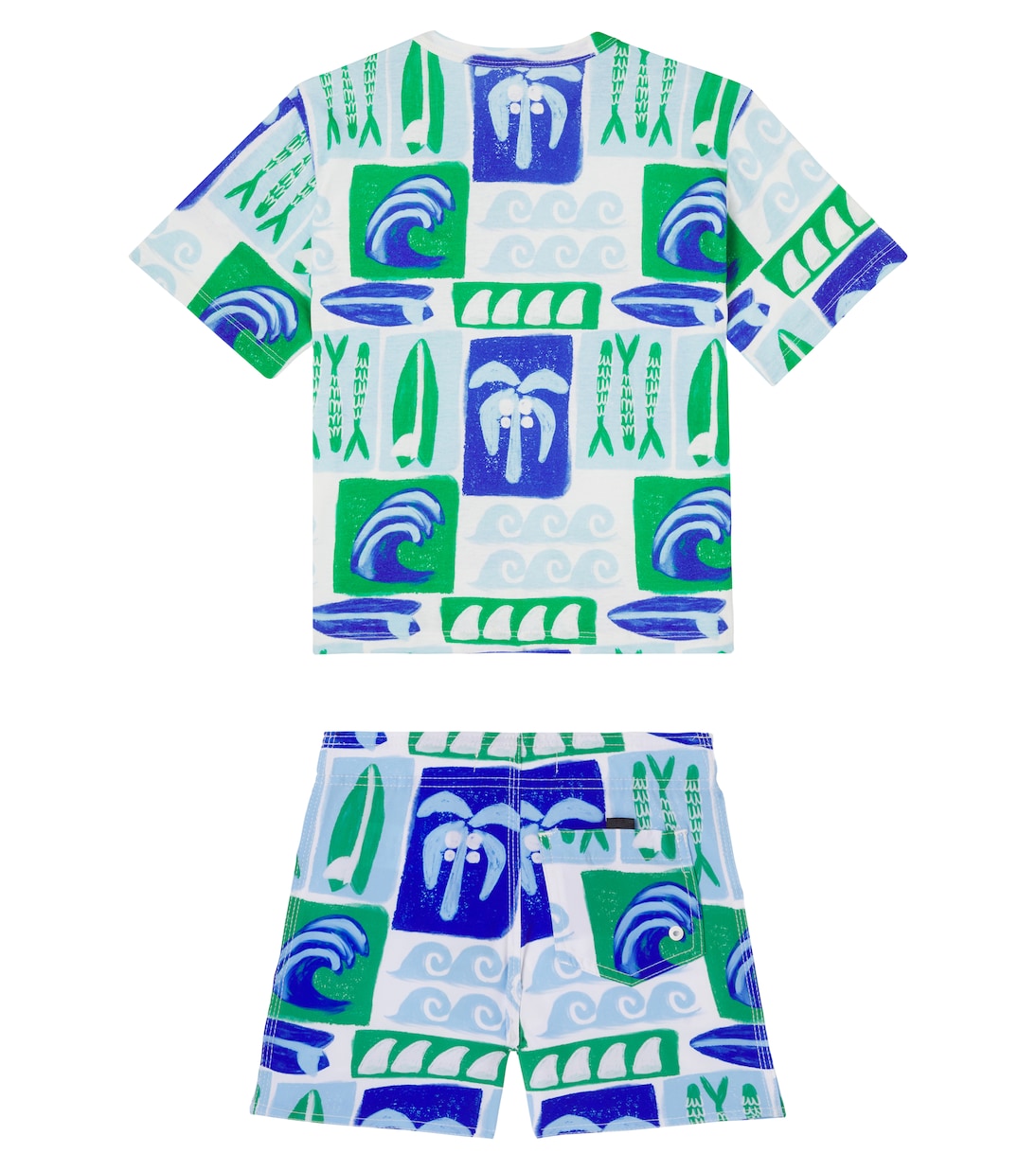 Printed T-shirt and shorts set | Fábula