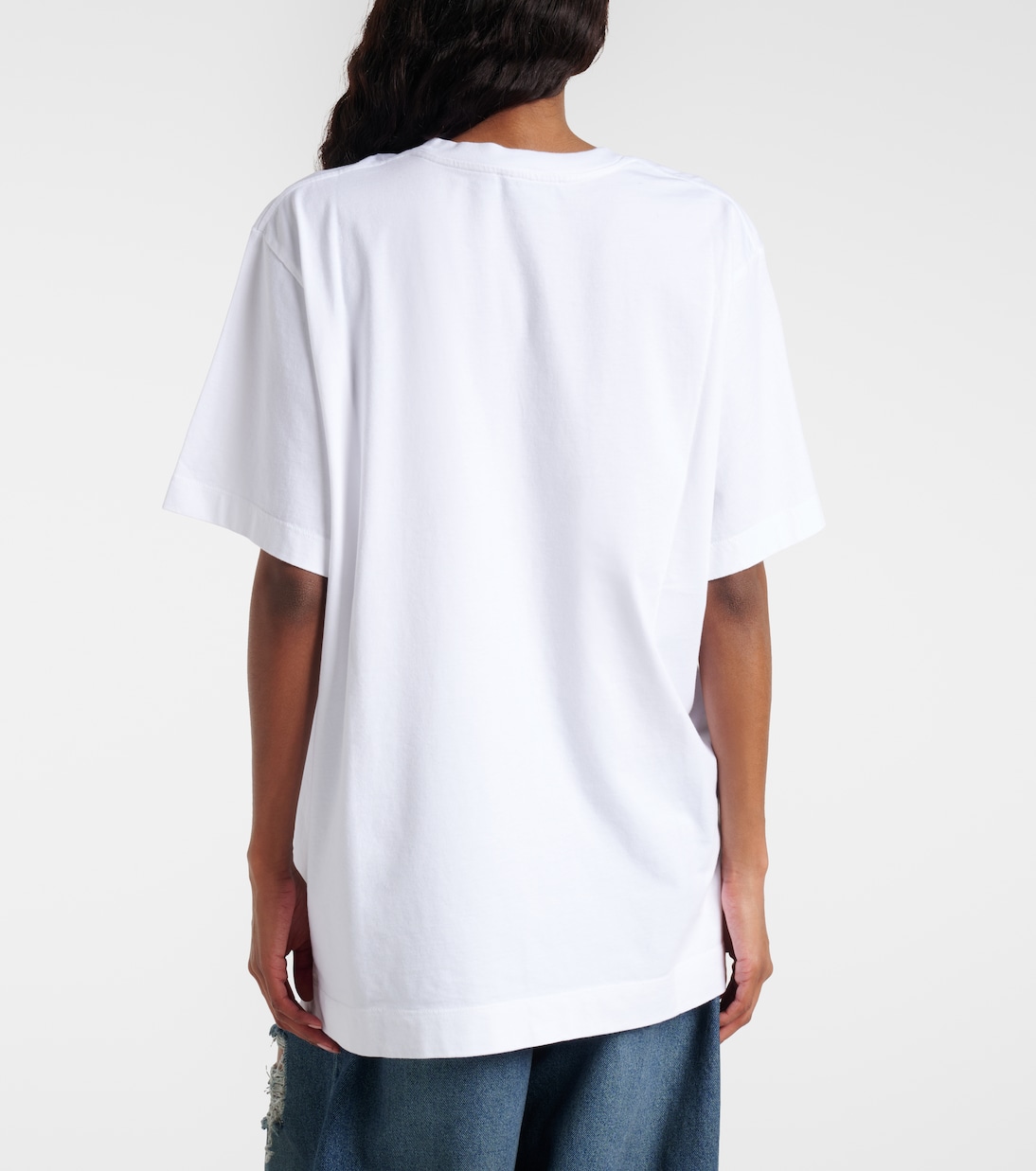 Floral cotton jersey T-shirt | Simone Rocha