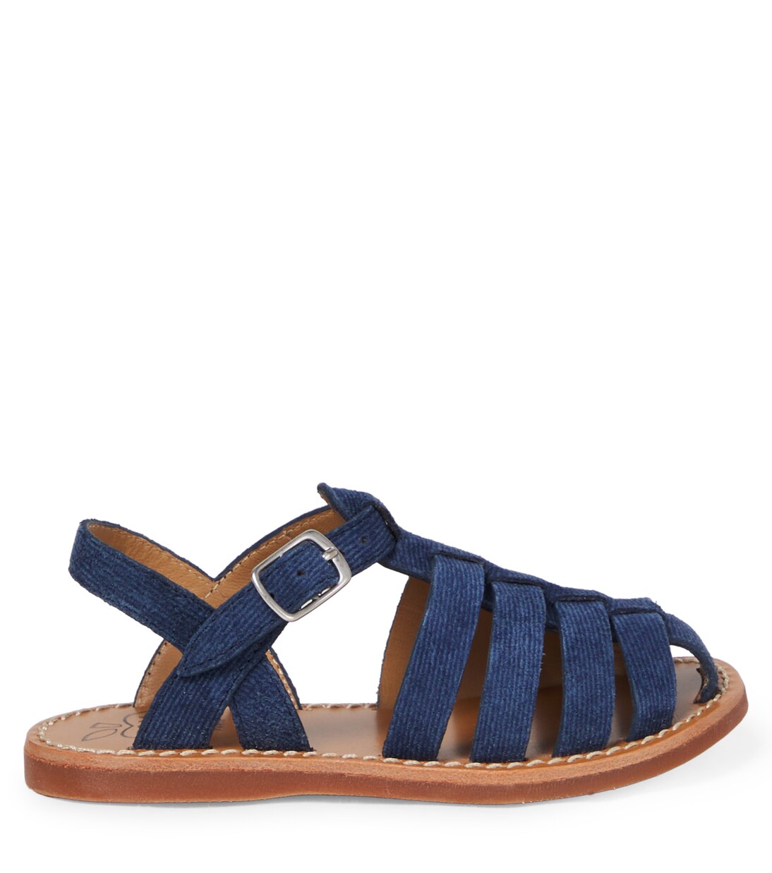 Sandalias Plage-Stitch Dad de ante | Pom d'Api