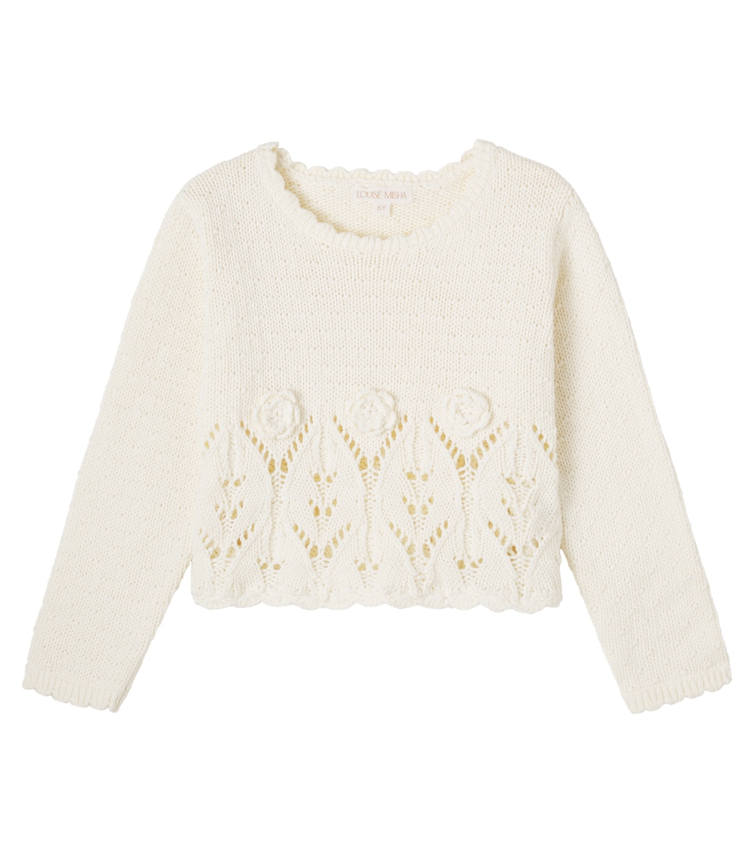 Pull Lysa brodé en coton | Louise Misha