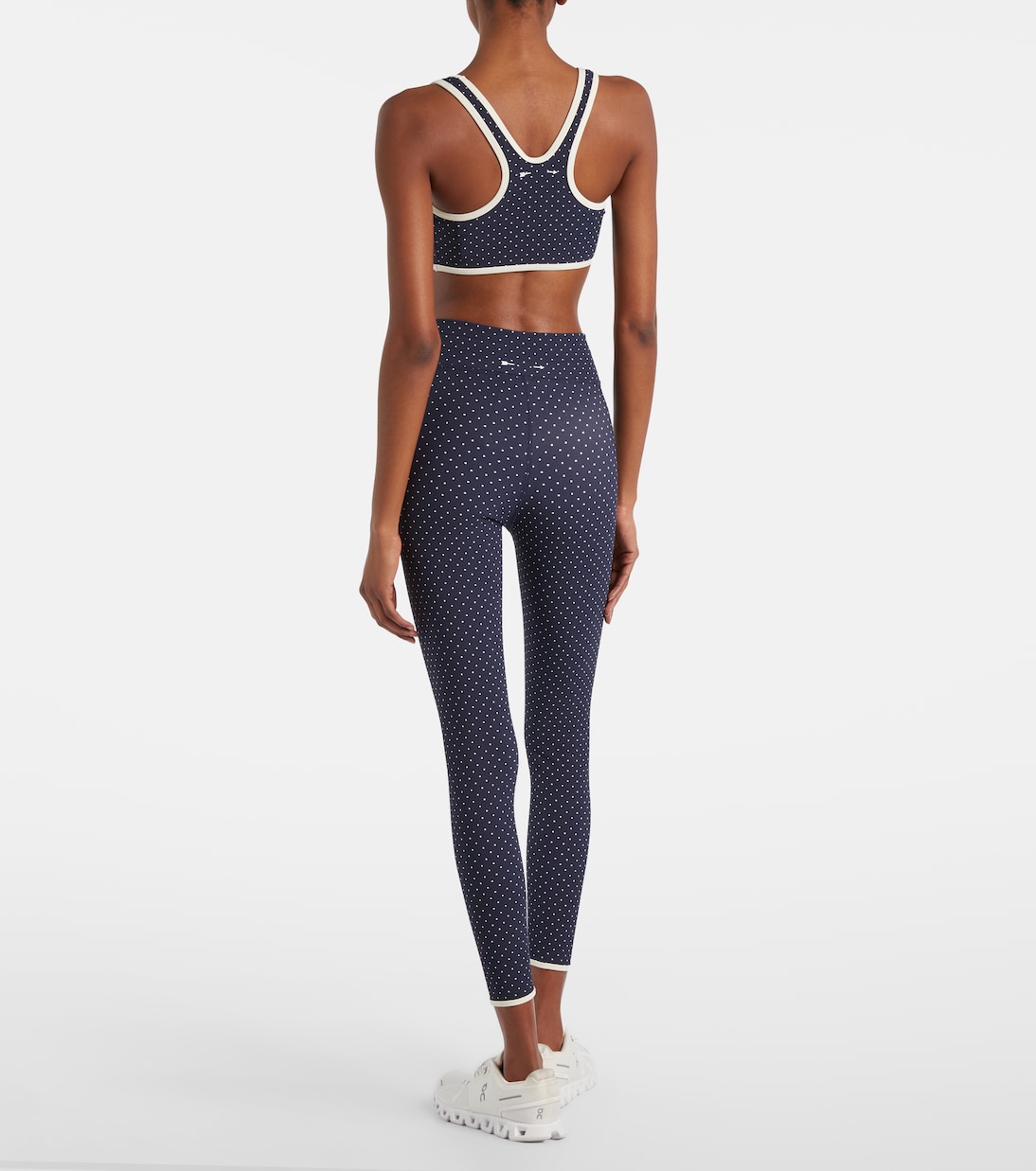 Spellbound Jade polka-dot sports bra | The Upside