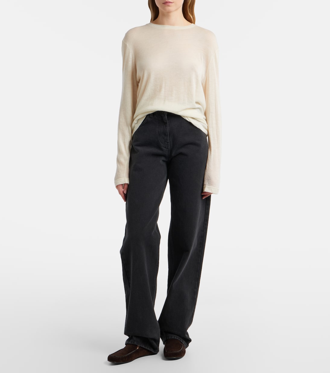 Leo suede loafers | The Row