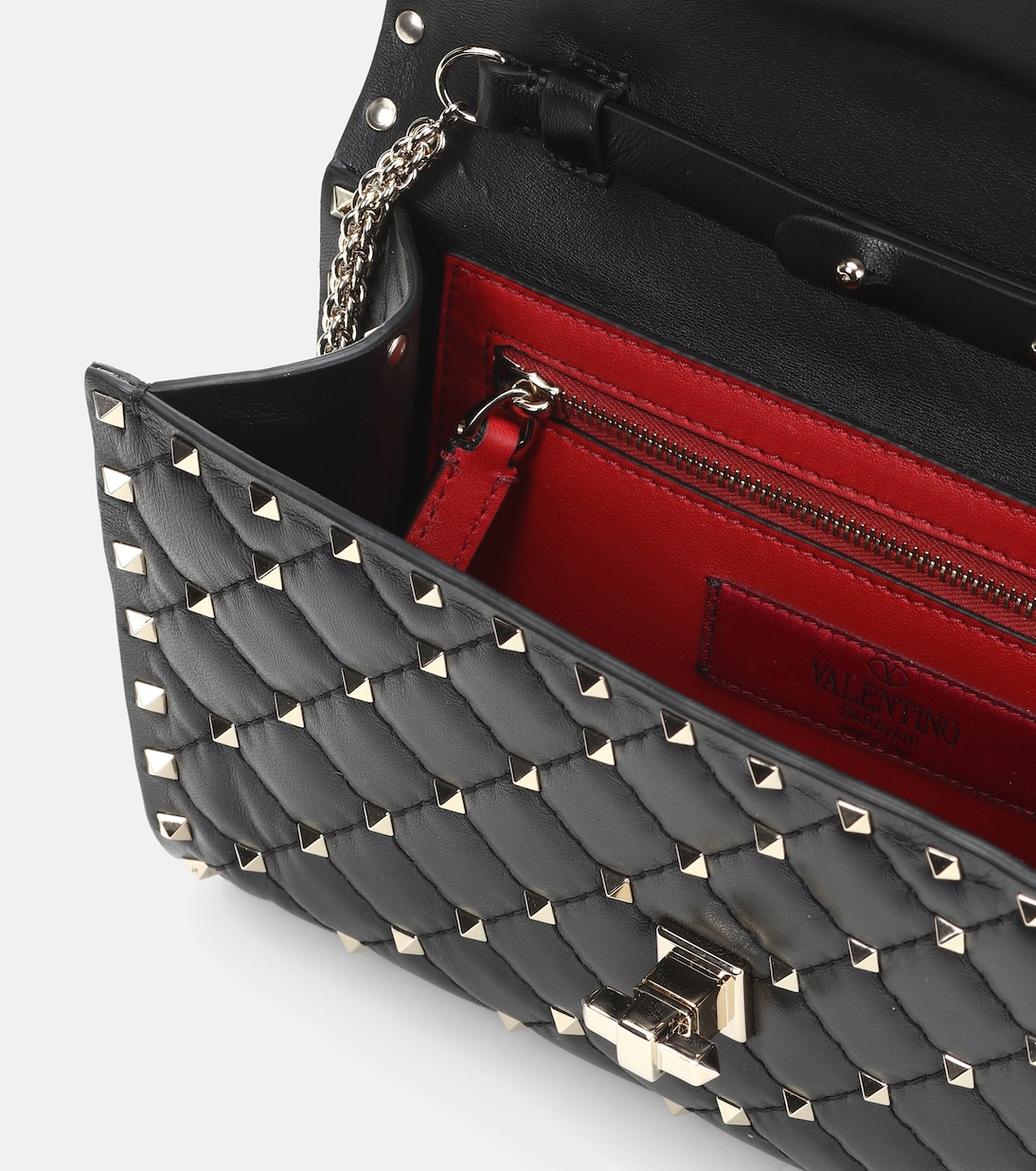 Borsa a spalla Rockstud Spike in pelle | Valentino Garavani