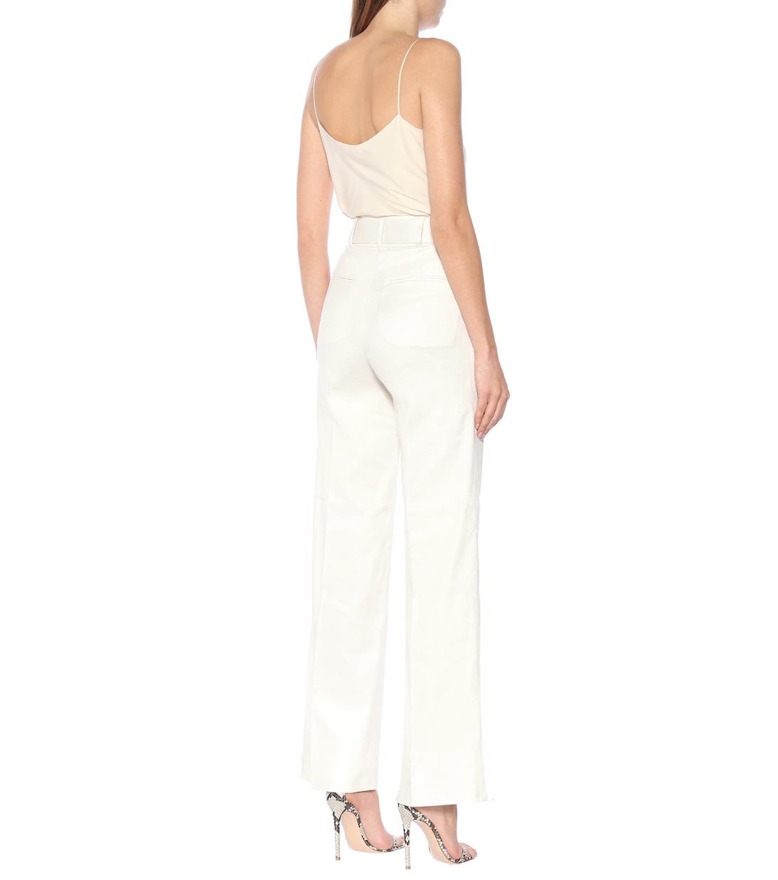 Pantalon évasé Taylor en lin et coton | Rebecca Vallance