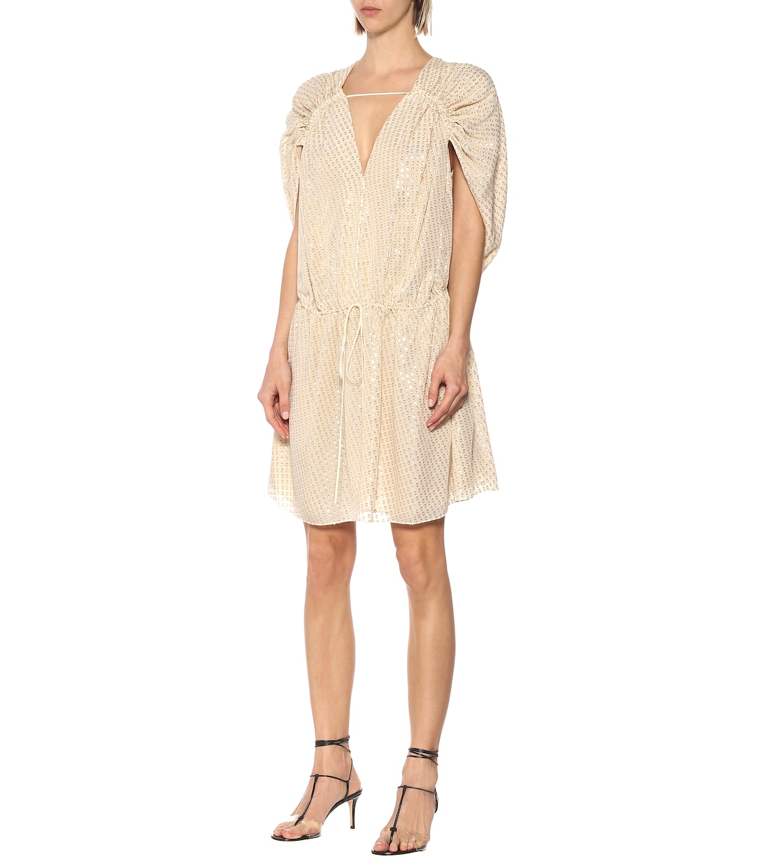Fil-coupé silk minidress | Stella McCartney