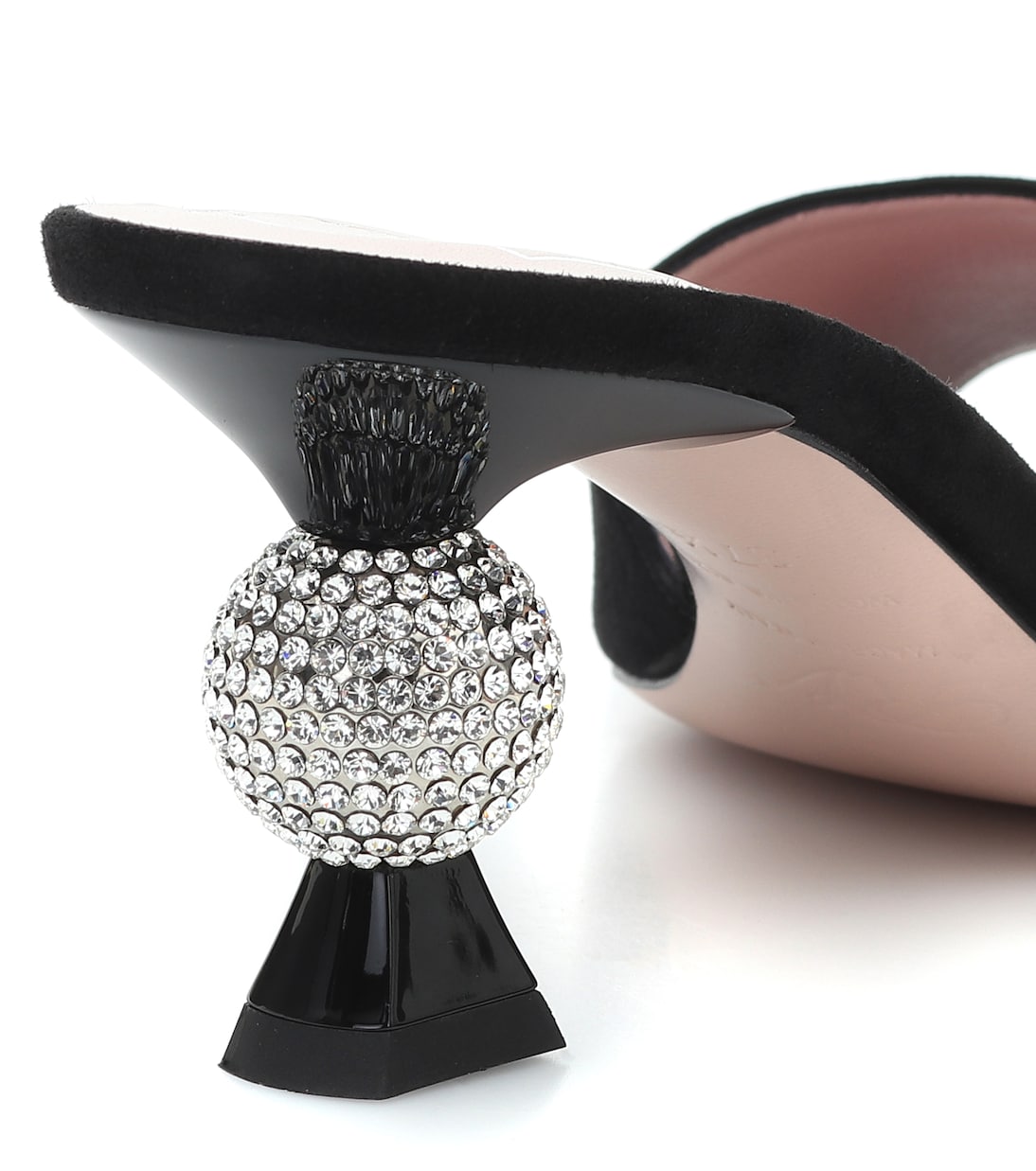 Vivier Marlene embellished suede sandals | Roger Vivier