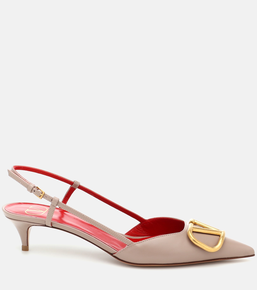 Slingback-Pumps VLogo Signature 50 aus Leder | Valentino Garavani