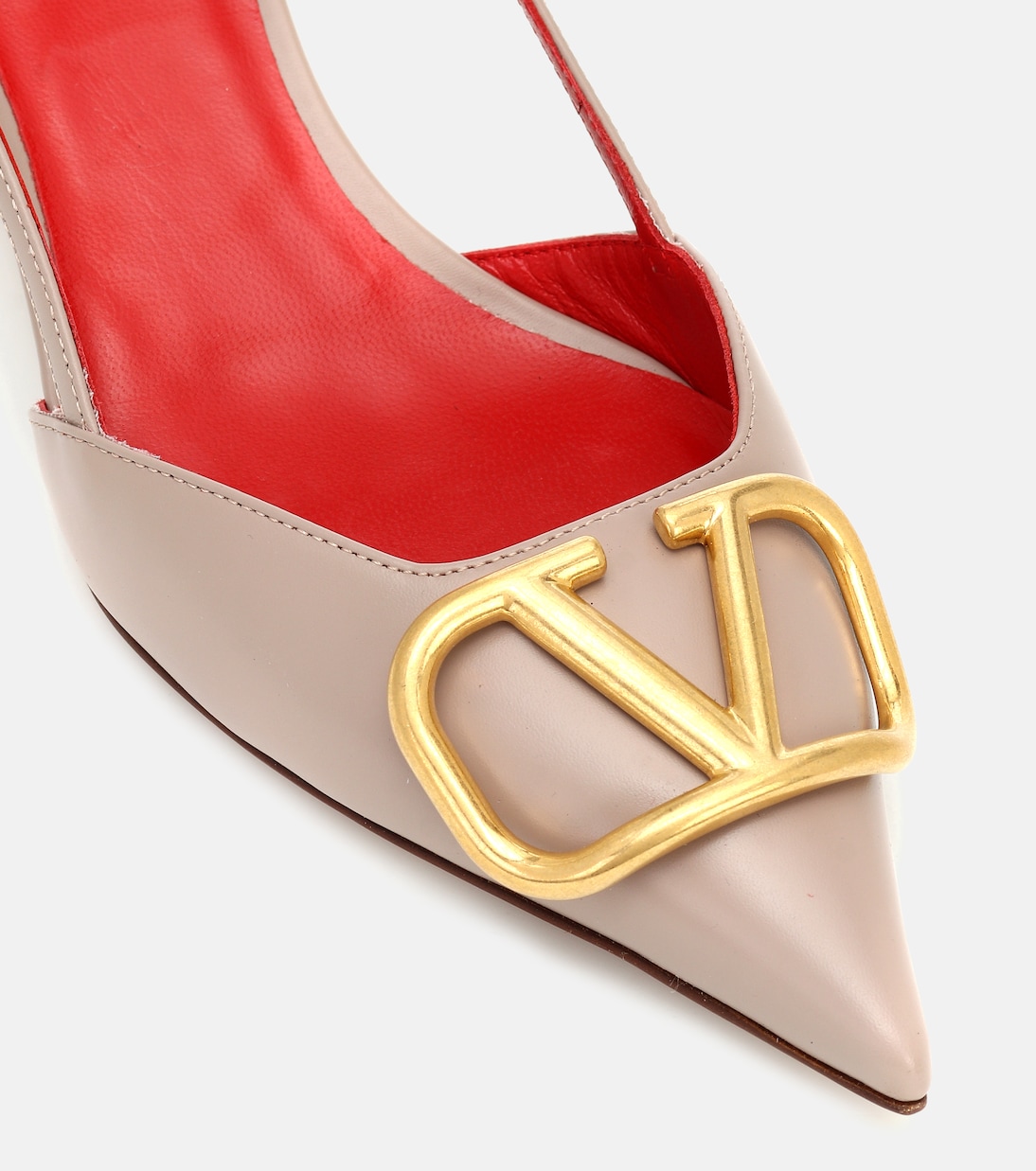 Slingback-Pumps VLogo Signature 50 aus Leder | Valentino Garavani