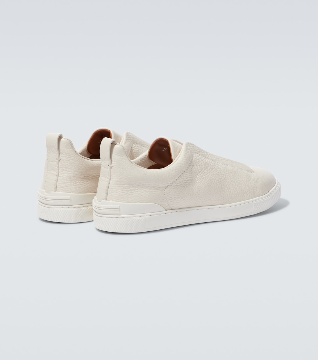 Triple Stitch leather sneakers | Zegna