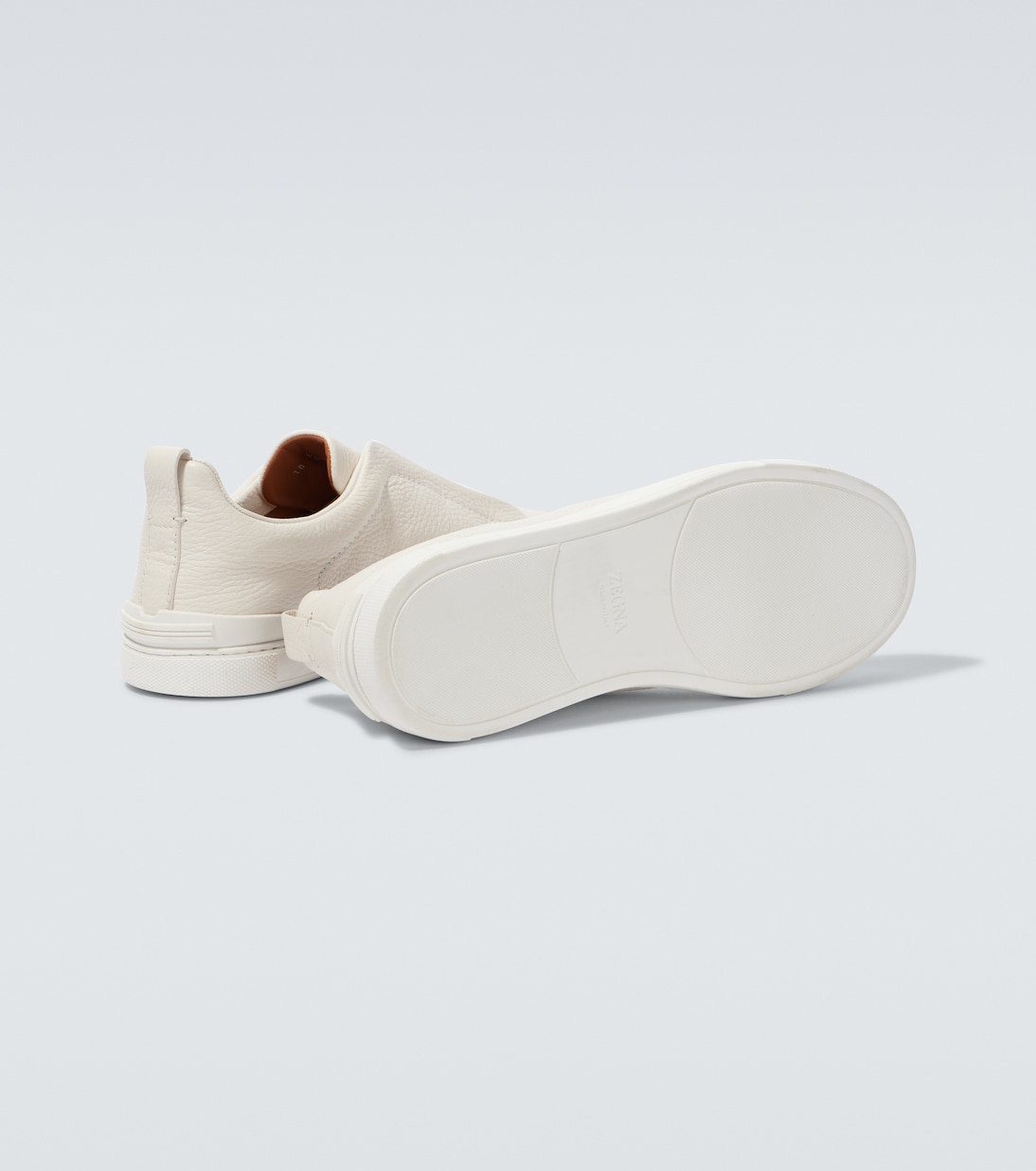Triple Stitch leather sneakers | Zegna