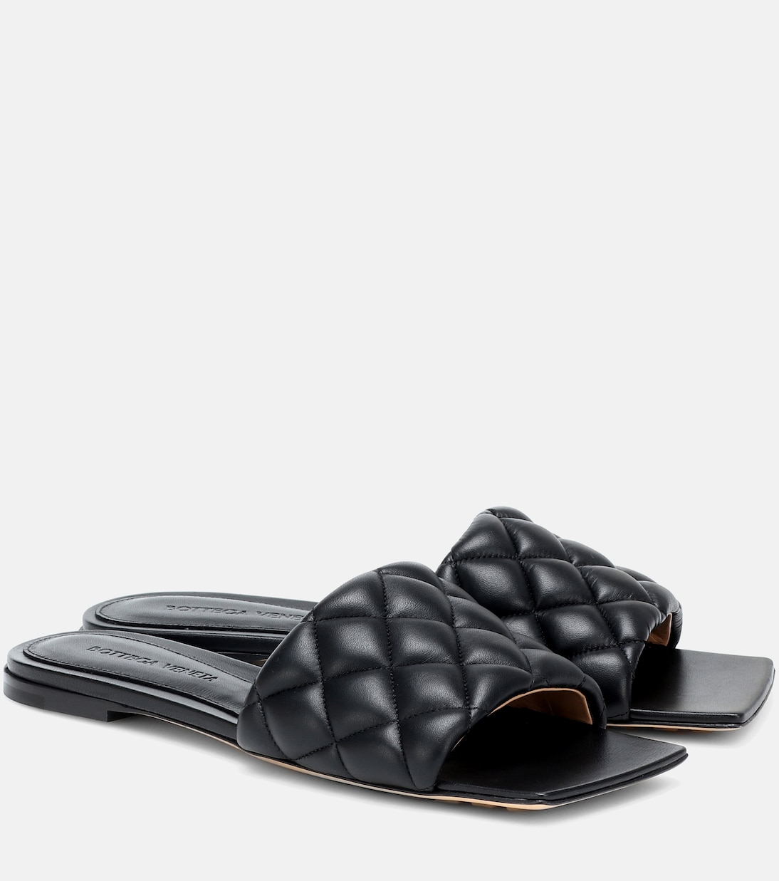 Mules Padded en cuir matelassé | Bottega Veneta